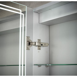 Sensio Harlow Single Door LED Mirror Cabinet
