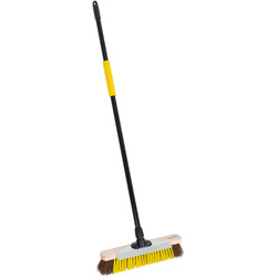 Bulldozer Heavy Duty Utility Broom Complete with Scraper and Handle 15.9" (380mm)