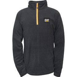 CAT / Caterpillar Half Zip Micro Fleece X Large Black
