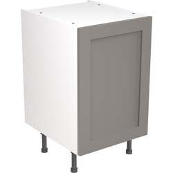 Kitchen Kit / Kitchen Kit Ready Made Shaker Kitchen Cabinet Base Unit Ultra Matt Dust Grey 500mm