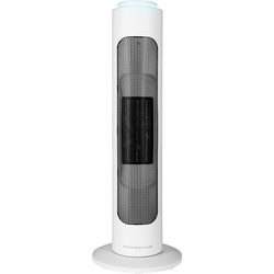 TCP Smart Wifi Tall Portable Tower Heater & Cooling Fan 2KW White