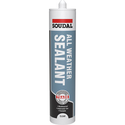 Soudal Soudal Trade All Weather Sealant 290ml Clear - 66498 - from Toolstation