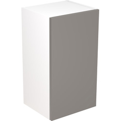 Kitchen Kit / Kitchen Kit Flatpack Slab Kitchen Cabinet Wall Unit Super Gloss Dust Grey 400mm