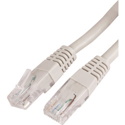 CAT6 Patch Lead 0.5m Grey - 66906 - from Toolstation