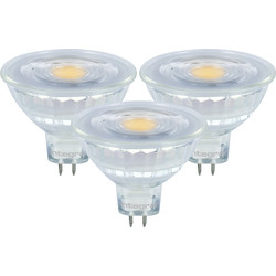 Integral LED / Integral LED 12V MR16 GU5.3 Dimmable Glass Lamp 4.4W Warm White 345lm