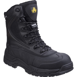 Amblers Safety / Amblers AS440 Metal Free Hi-leg Safety Boots Black Size 9