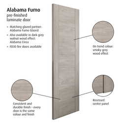 Alabama Fumo Laminate Internal Door