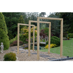 Forest / Forest Garden Sleeper Arch 240cm(h) x 160cm(w) x 95cm(d)