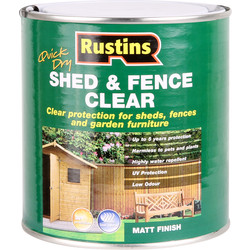 Rustins / Rustins Quick Dry Shed & Fence Clear Protector 1L