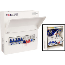 Protek Protek 18th Edition RCBO Surge Protected Consumer Unit 5 Way - 67920 - from Toolstation