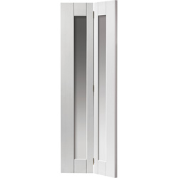JB Kind Axis White Glazed Bi-fold Internal Door 35 x 1981 x 762mm - 68066 - from Toolstation