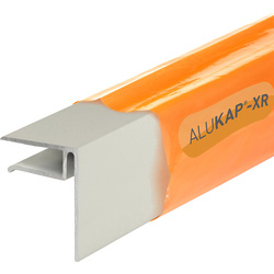 Alukap-XR 10mm End Stop Bar White 2.4m