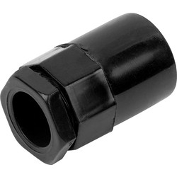 PVC Conduit Female Adaptor 25mm Black