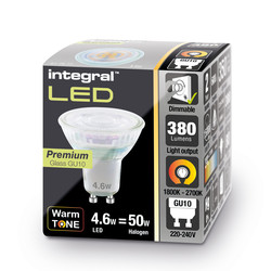 Integral LED WarmTone GU10 Lamp Dimmable