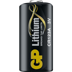 GP Lithium Battery CR123A 3V