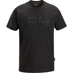 Snickers 2590 Logo T-Shirt Black Medium