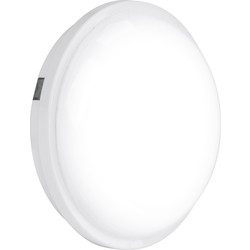 Enlite Utilite LED Round Polycarbonate IP65 Utility Bulkhead 30W 2800lm A+ - 68692 - from Toolstation