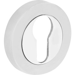 Eclipse Dual Finish Euro Escutcheon  - 68815 - from Toolstation