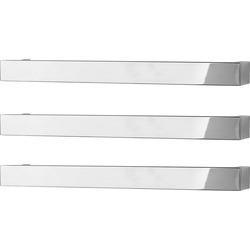 Towelrads Elcot 3 Pack Chrome Square 450mm