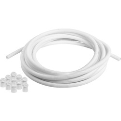 Profix / Polypropylene Flexible Conduit Kit 10m 20mm White