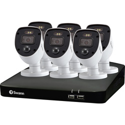 Swann Security / Swann Smart Security 1080p CCTV System: 8 Channel 1TB HDD DVR, 6 x PRO Enforcer Camera 