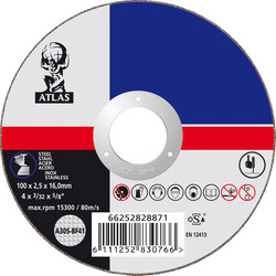 Norton / Metal Cutting Disc 100 x 2.5 x 16mm