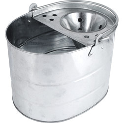 Galvanised Metal Mop Bucket 10L