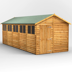 Power Overlap Apex Shed 20' x 8'