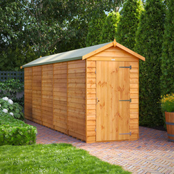 Power Overlap Apex Shed 20' x 4' No Windows
