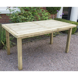 Forest Garden Rosedene Table 76cm (h) x 160cm (w) x 90cm (d)