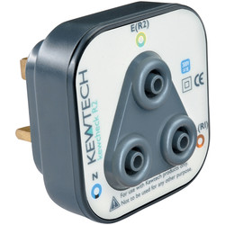 Kewtech / Kewcheck R2 Socket Testing Adaptor 126 x 81 x 65mm