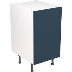 Kitchen Kit Ready Made Slab Kitchen Cabinet Base Unit Ultra Matt Indigo Blue 450mm