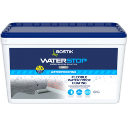 Bostik WATERSTOP Flexible Waterproof Coating 6kg Grey