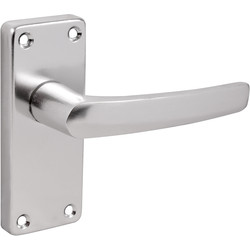 Hiatt / Contract Aluminium Door Handles Latch Polished