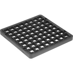 Aquaflow / 160mm x 160mm Square Gully Grid Black
