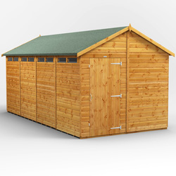 Power / Power Apex Security Shed 16' x 8'