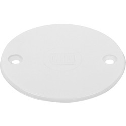 PVC Box Lid Round White - 70995 - from Toolstation