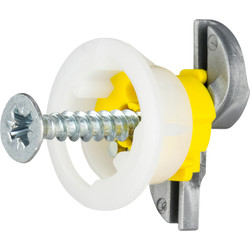 GripIt GripIt Plasterboard Fixing 15mm Yellow - 70998 - from Toolstation