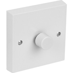 Axiom LED White Dimmer Switch 1 Gang 2 Way