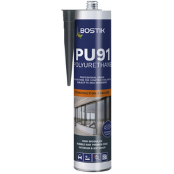 Bostik Pro PU91 Polyurethane Construction Sealant 300ml Black