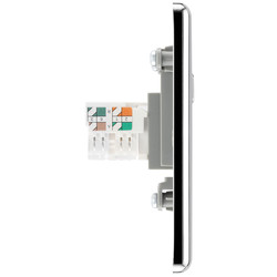 BG Polished Chrome Telephone Socket