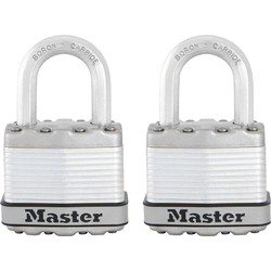 Master Lock Master Lock EXCELL Laminated Steel Padlock 45 x 8 x 24mm - 71316 - from Toolstation