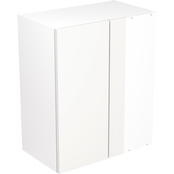 Kitchen Kit Ready Made Value Slab Kitchen Cabinet Wall Blind Corner Unit Standard Matt White 600mm