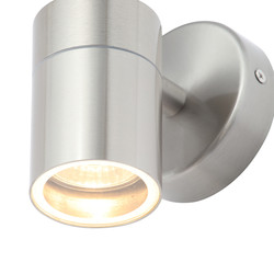 Leto Stainless Steel Up or Down Wall Light IP44