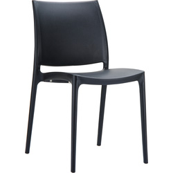 Maya Side Chair Black