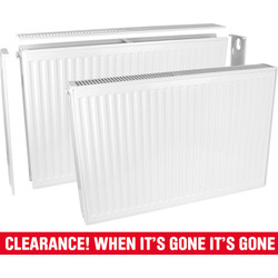 Qual-Rad / Type 22 Double-Panel Double Convector Radiator 500 x 400mm 1990Btu
