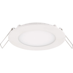 Unbranded LED Slim Round Panel Light 6W 330lm - 71575 - from Toolstation