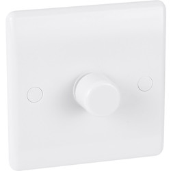 BG / BG White Low Profile Push Dimmer Switch