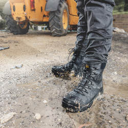 high leg work boots uk