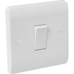 Scolmore Click Click Mode 10A Switch 1 Gang Intermediate - 71895 - from Toolstation